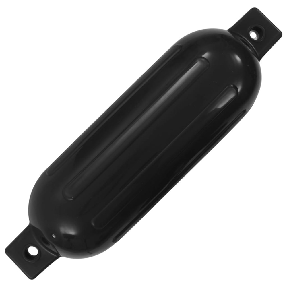 vidaXL Bară de protecție barcă, 4 buc., negru, 51x14 cm, PVC