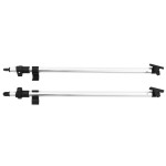 vidaXL Stâlpi de susținere parasolar barcă Bimini, 2 buc., aluminiu vidaXL Stâlpi de susținere parasolar barcă Bimini, 2 buc., aluminiu