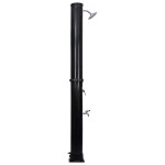vidaXL Duș solar de exterior cu cap de duș și robinet, 40 L