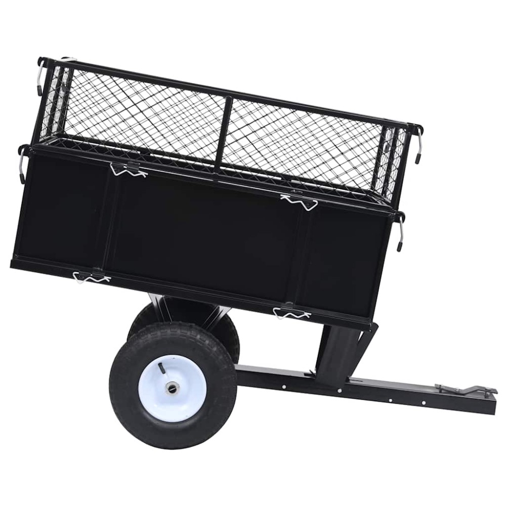 vidaXL Remorcă basculantă mașină de tuns iarba, încărcătură 150 kg