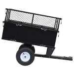 vidaXL Remorcă basculantă mașină de tuns iarba, încărcătură 150 kg vidaXL Remorcă basculantă mașină de tuns iarba, încărcătură 150 kg