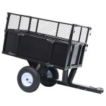 vidaXL Remorcă basculantă mașină de tuns iarba, încărcătură 150 kg vidaXL Remorcă basculantă mașină de tuns iarba, încărcătură 150 kg