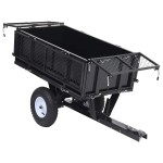 vidaXL Remorcă basculantă mașină de tuns iarba, încărcătură 150 kg vidaXL Remorcă basculantă mașină de tuns iarba, încărcătură 150 kg