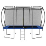 vidaXL Set trambulină dreptunghiulară, 335 x 244 x 90 cm, 150 kg vidaXL Set trambulină dreptunghiulară, 335 x 244 x 90 cm, 150 kg