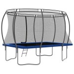 vidaXL Set trambulină dreptunghiulară, 335 x 244 x 90 cm, 150 kg vidaXL Set trambulină dreptunghiulară, 335 x 244 x 90 cm, 150 kg