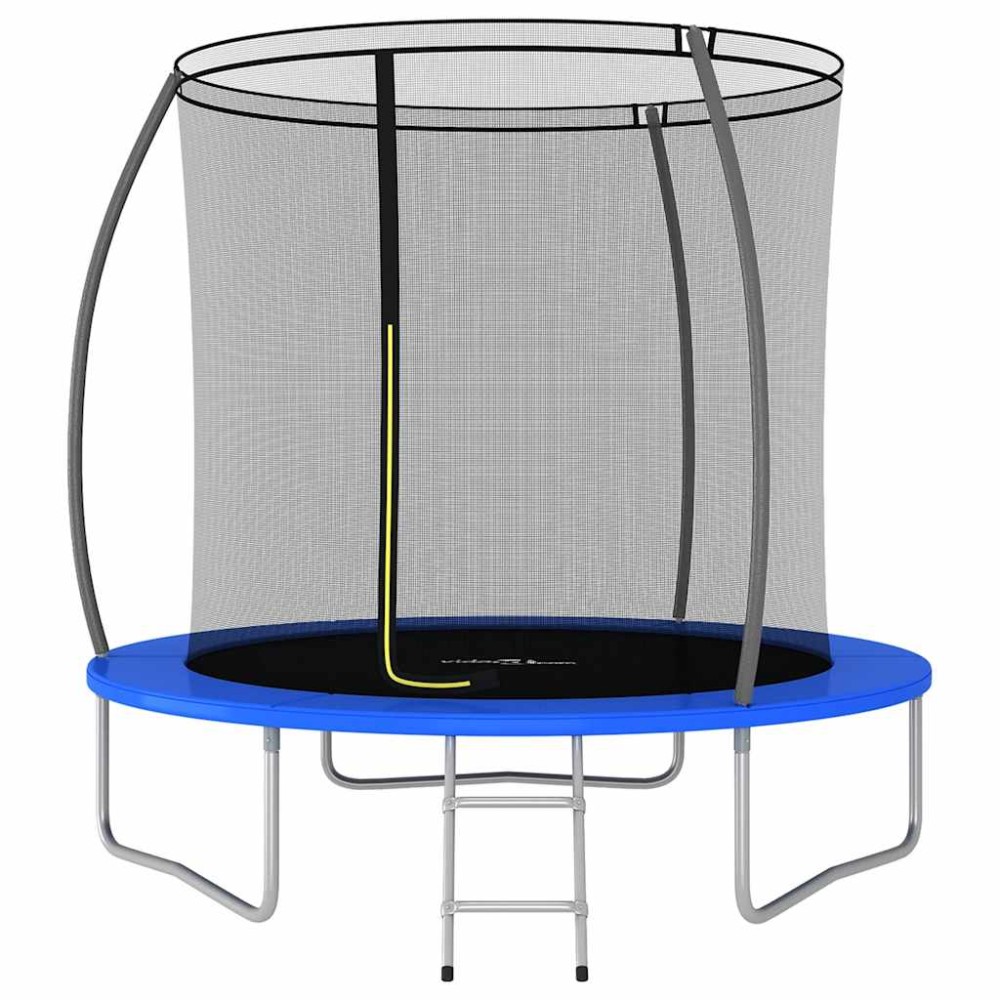 vidaXL Set trambulină rotundă, 244 x 55 cm, 100 kg