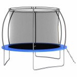 vidaXL Set trambulină rotundă, 305 x 76 cm, 150 kg vidaXL Set trambulină rotundă, 305 x 76 cm, 150 kg