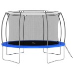 vidaXL Set trambulină rotundă, 366 x 80 cm, 150 kg vidaXL Set trambulină rotundă, 366 x 80 cm, 150 kg