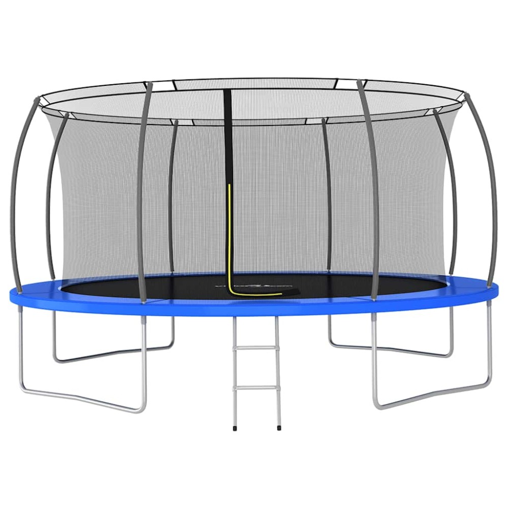 vidaXL Set trambulină rotundă, 460 x 80 cm, 150 kg