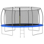 vidaXL Set trambulină rotundă, 460 x 80 cm, 150 kg vidaXL Set trambulină rotundă, 460 x 80 cm, 150 kg