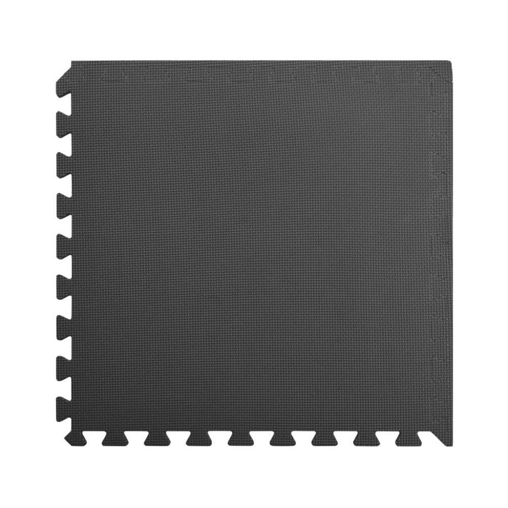 vidaXL Saltele de exerciții, 12 buc., negru, 4,32 m², spumă EVA