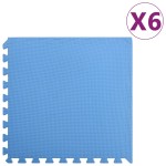 vidaXL Saltele de exerciții, 6 buc., albastru, 2,16 ㎡, spumă EVA vidaXL Saltele de exerciții, 6 buc., albastru, 2,16 ㎡, spumă EVA
