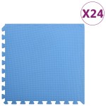 vidaXL Saltele de exerciții, 24 buc., albastru, 8,64 ㎡, spumă EVA vidaXL Saltele de exerciții, 24 buc., albastru, 8,64 ㎡, spumă EVA