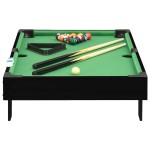 vidaXL Mini masă de biliard, 3 picioare, negru & verde 92 x 52 x 19 cm vidaXL Mini masă de biliard, 3 picioare, negru & verde 92 x 52 x 19 cm
