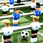 vidaXL Masă de fotbal, alb, 140x74,5x87,5 cm, oțel, 60 kg vidaXL Masă de fotbal, alb, 140x74,5x87,5 cm, oțel, 60 kg