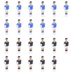 vidaXL Jucători de masă de fotbal pentru tijă de 12,7 mm, 22 buc. vidaXL Jucători de masă de fotbal pentru tijă de 12,7 mm, 22 buc.