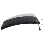 vidaXL Panou solar de încălzire pentru piscină, 110 x 65 cm, curbat vidaXL Panou solar de încălzire pentru piscină, 110 x 65 cm, curbat