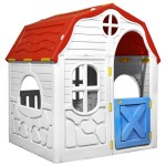 vidaXL Căsuță de joacă pliabilă copii cu ușă și ferestre funcționale vidaXL Căsuță de joacă pliabilă copii cu ușă și ferestre funcționale