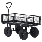 vidaXL Cărucior manual de grădină, negru, 250 kg vidaXL Cărucior manual de grădină, negru, 250 kg