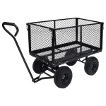 vidaXL Cărucior manual de grădină, negru, 350 kg vidaXL Cărucior manual de grădină, negru, 350 kg