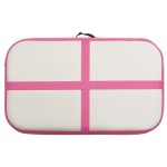 vidaXL Saltea gimnastică gonflabilă cu pompă roz 60x100x10 cm PVC vidaXL Saltea gimnastică gonflabilă cu pompă roz 60x100x10 cm PVC