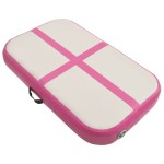 vidaXL Saltea gimnastică gonflabilă cu pompă, roz, 60x100x15 cm, PVC vidaXL Saltea gimnastică gonflabilă cu pompă, roz, 60x100x15 cm, PVC