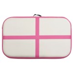 vidaXL Saltea gimnastică gonflabilă cu pompă, roz, 60x100x15 cm, PVC vidaXL Saltea gimnastică gonflabilă cu pompă, roz, 60x100x15 cm, PVC