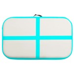 vidaXL Saltea gimnastică gonflabilă cu pompă, verde, 60x100x15 cm, PVC vidaXL Saltea gimnastică gonflabilă cu pompă, verde, 60x100x15 cm, PVC