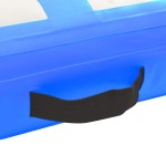 vidaXL Saltea gimnastică gonflabilă cu pompă albastru 600x100x20cm PVC vidaXL Saltea gimnastică gonflabilă cu pompă albastru 600x100x20cm PVC