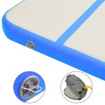 vidaXL Saltea gimnastică gonflabilă cu pompă albastru 500x100x15cm PVC vidaXL Saltea gimnastică gonflabilă cu pompă albastru 500x100x15cm PVC