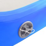 vidaXL Saltea gimnastică gonflabilă cu pompă albastru 300x100x20cm PVC vidaXL Saltea gimnastică gonflabilă cu pompă albastru 300x100x20cm PVC