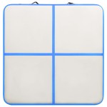 vidaXL Saltea gimnastică gonflabilă cu pompă albastru 200x200x20cm PVC