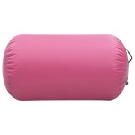 vidaXL Rulou de gimnastică gonflabil cu pompă, roz, 100 x 60 cm, PVC vidaXL Rulou de gimnastică gonflabil cu pompă, roz, 100 x 60 cm, PVC