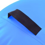 vidaXL Rulou de gimnastică gonflabil cu pompă, albastru, 100x60 cm PVC vidaXL Rulou de gimnastică gonflabil cu pompă, albastru, 100x60 cm PVC