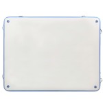 vidaXL Punte plutitoare gonflabilă, albastru și alb, 300x300x15 cm