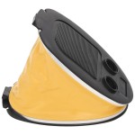 vidaXL Pompă de picior, gri și galben, 26x18 cm, PP și PE vidaXL Pompă de picior, gri și galben, 26x18 cm, PP și PE