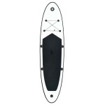 vidaXL Set de placă SUP gonflabilă, negru și alb vidaXL Set de placă SUP gonflabilă, negru și alb