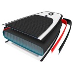 vidaXL Set de placă SUP gonflabilă, negru și alb vidaXL Set de placă SUP gonflabilă, negru și alb