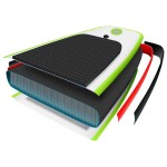 vidaXL Set de placă SUP gonflabilă, verde și alb vidaXL Set de placă SUP gonflabilă, verde și alb