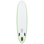 vidaXL Set de placă SUP gonflabilă, verde și alb vidaXL Set de placă SUP gonflabilă, verde și alb