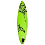 vidaXL Set de placă SUP gonflabilă, verde, 305x76x15 cm vidaXL Set de placă SUP gonflabilă, verde, 305x76x15 cm