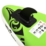 vidaXL Set de placă SUP gonflabilă, verde, 366x76x15 cm vidaXL Set de placă SUP gonflabilă, verde, 366x76x15 cm