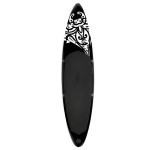 vidaXL Set de placă SUP gonflabilă, negru, 305x76x15 cm vidaXL Set de placă SUP gonflabilă, negru, 305x76x15 cm