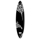 vidaXL Set de placă SUP gonflabilă, negru, 366x76x15 cm vidaXL Set de placă SUP gonflabilă, negru, 366x76x15 cm