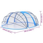 vidaXL Cupolă pentru piscină, 530x410x210 cm, oval vidaXL Cupolă pentru piscină, 530x410x210 cm, oval