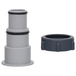 vidaXL Adaptor furtun pentru piscină, 2 buc., plastic vidaXL Adaptor furtun pentru piscină, 2 buc., plastic