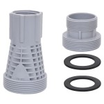 vidaXL Conectori pentru furtun de piscină, 2 piese, plastic vidaXL Conectori pentru furtun de piscină, 2 piese, plastic