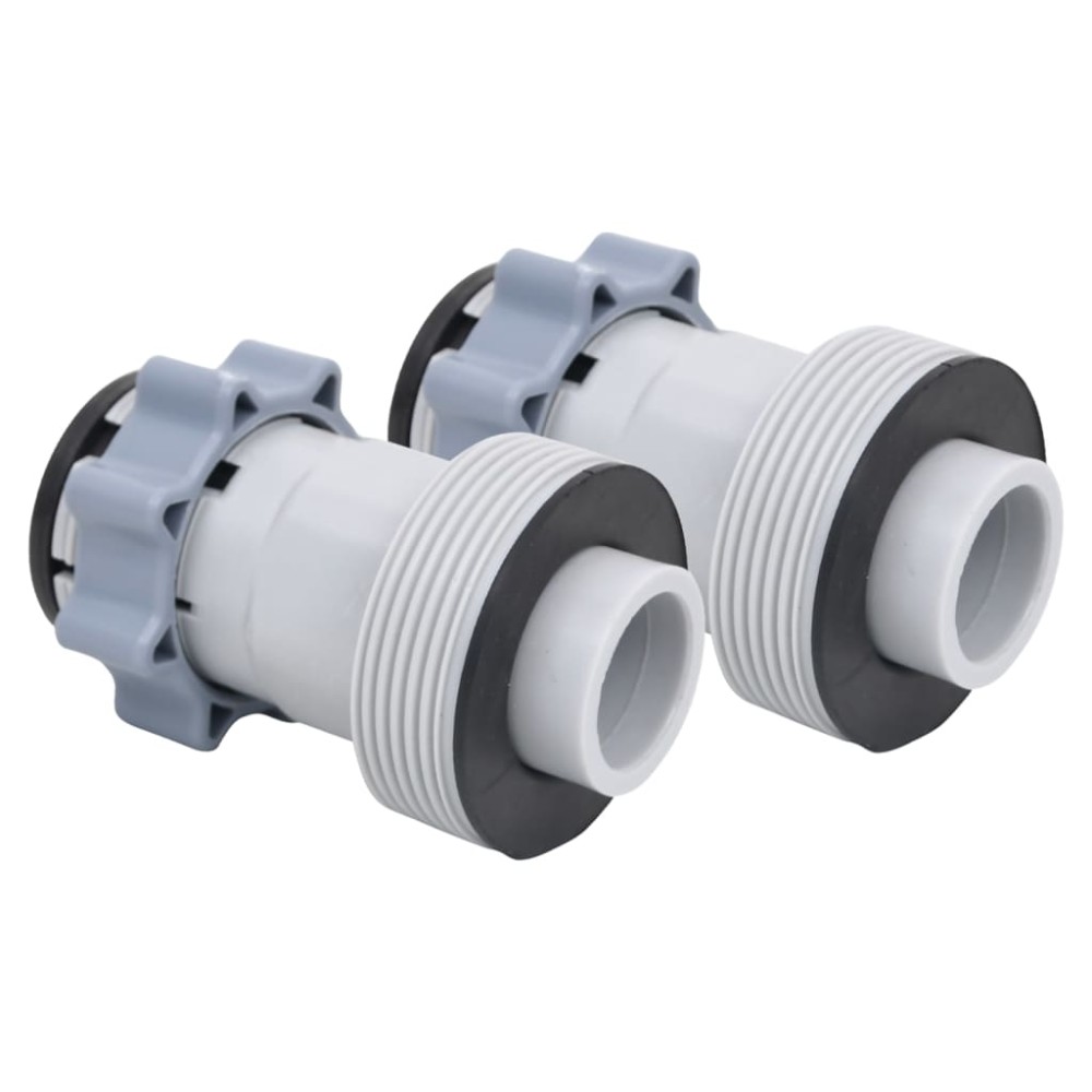 vidaXL Adaptoare pentru furtun de piscină, 2 buc. tip B