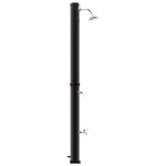 vidaXL Duș solar de exterior cu cap de duș și robinet, 35 L