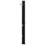 vidaXL Duș solar de exterior cu cap de duș și robinet, negru, 35 L vidaXL Duș solar de exterior cu cap de duș și robinet, negru, 35 L